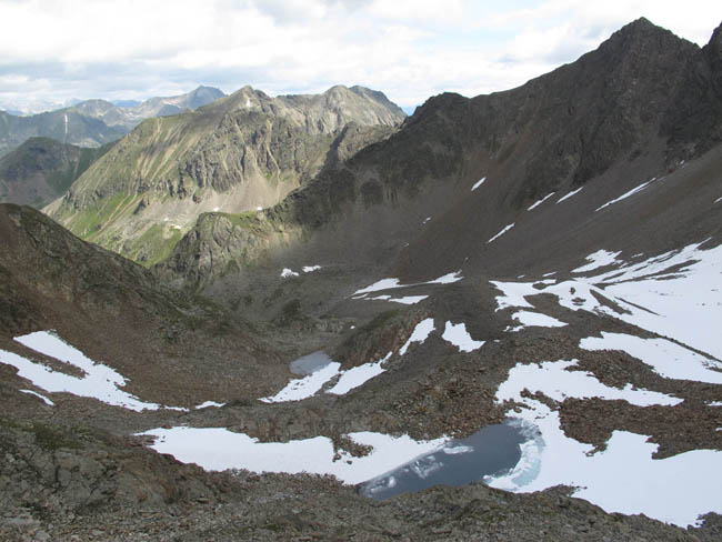 Blick von der Finstertaler Scharte Richtung Norden