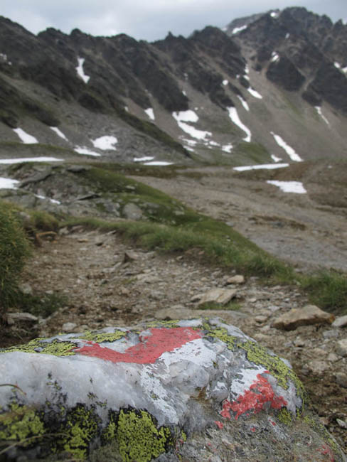 Blick Richtung Süden von der Finstertaler Scharte