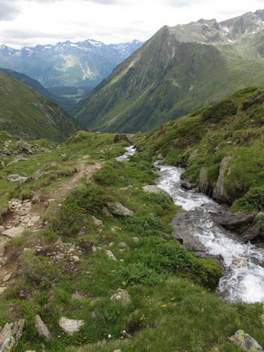 Kurz vor Schweinfurter Hütte