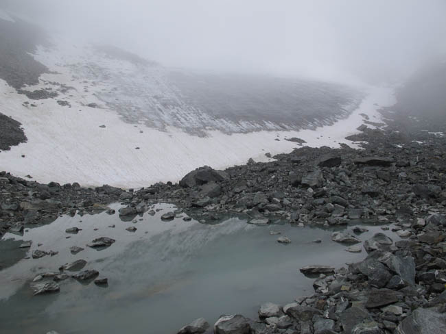 Gletscher unterhalb des Atterkarjöchl