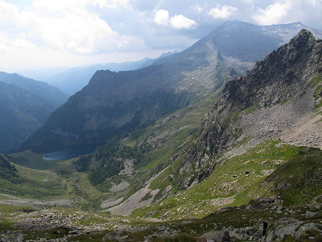 Tal mit dem Lago di Compo auf dem L1, vor dem Pass xxx