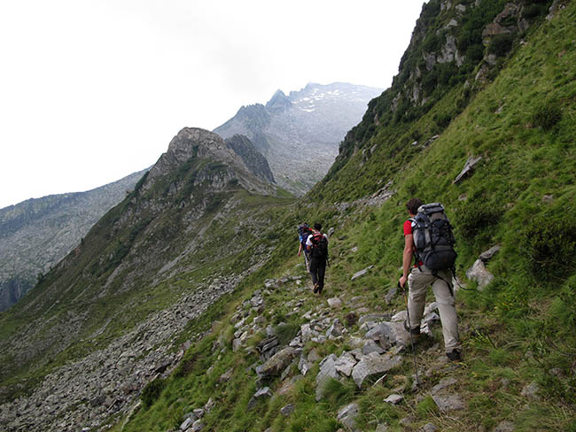 Blick auf den Passo ci Compo