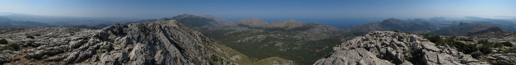 Panorama vom Berg Tomir